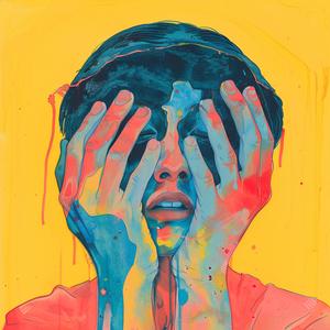painting  woman  mental  health  minimalist  colors  realism  textures  emotions  art 1062529