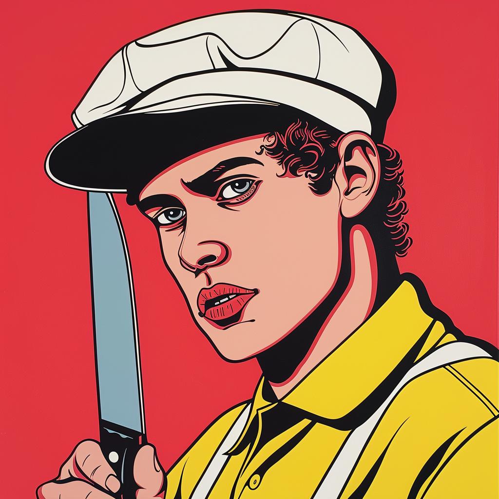 painting  man  knife  dramatic  figure  emotion  intense  dark  action  portrait 943707