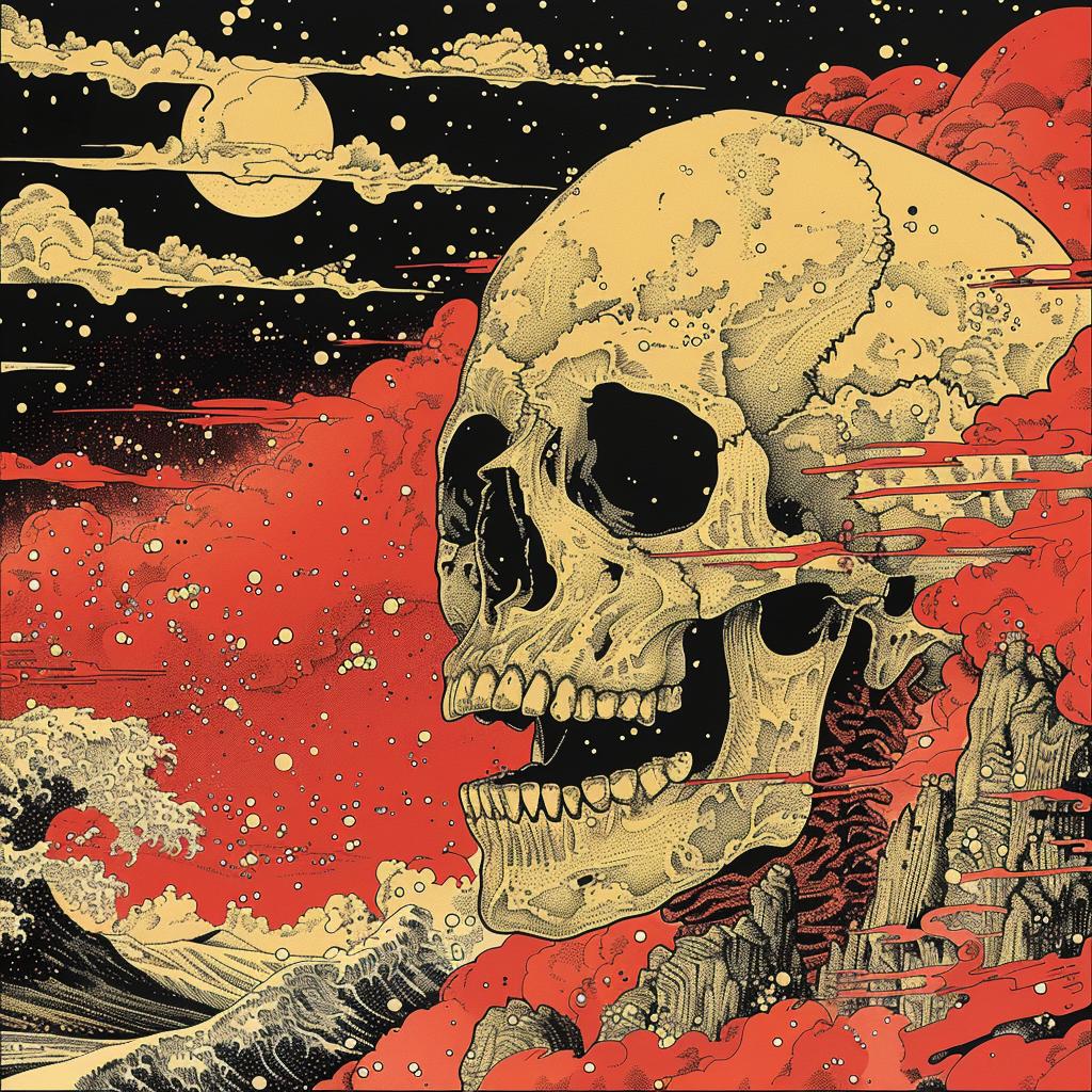 album  cover  surreal  monster  deathmetal  creative  Toshio  Saeki  unique  artistic 961587