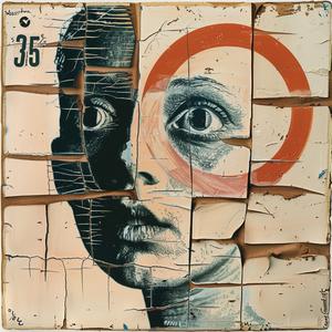encaustic  Picasso  woman  face  circle  art  1974  Cahun  portrait  abstract 1065258