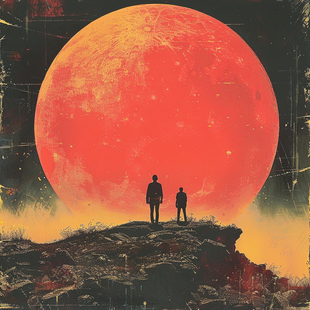 album  art  moon  vinyl  MidCentury  modern  Sendak  Haring  Rozalski  design 964930
