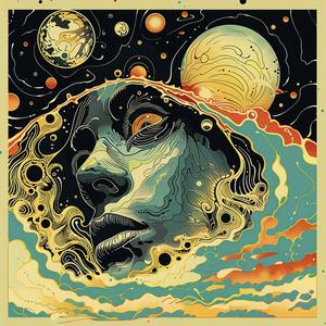cover  album  space  woman  face  surreal  creative  screenprinting  high  detailed 1079493