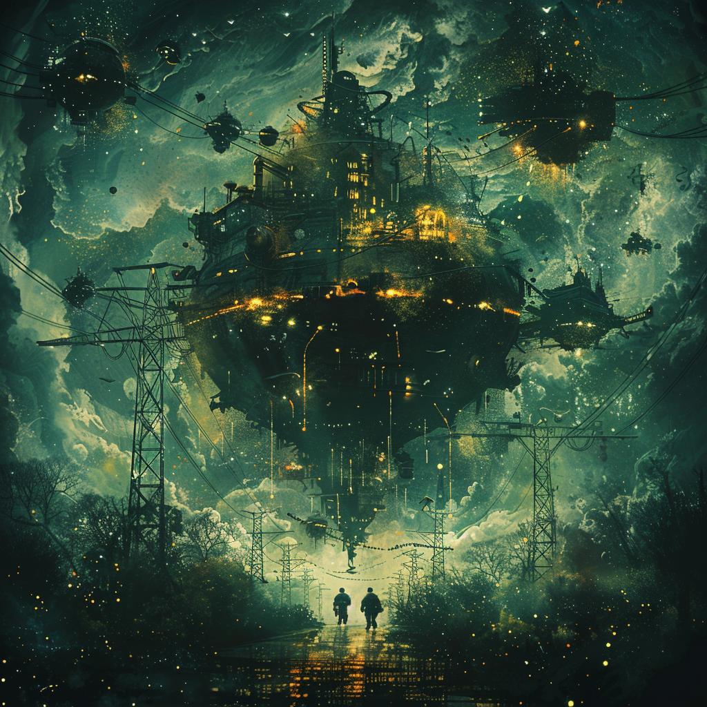 futuristic  space  station  soldiers  silhouette  airpod  landing  sci-fi  city  artwork 1034797