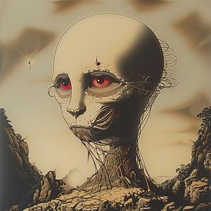 alien  head  mountain  hill  background  landscape  fantasy  surreal  scenic  profile 1054912