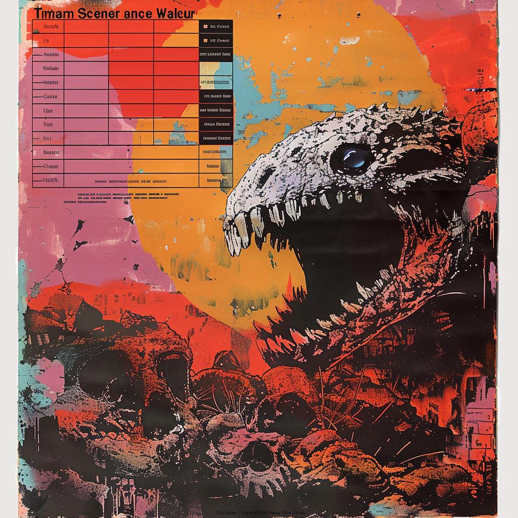 dinosaur  surreal  collage  album  cover  hyper-realistic  Todd  McFarlane  art  monster 960186