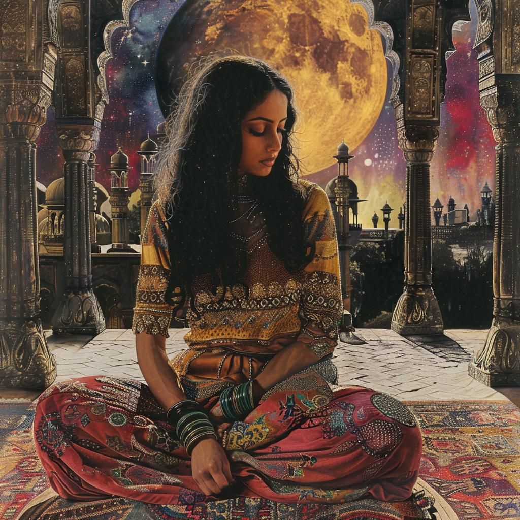 Klarwein  woman  moon  floor  art  abstract  painting  dreamy  surreal  visual 1022981