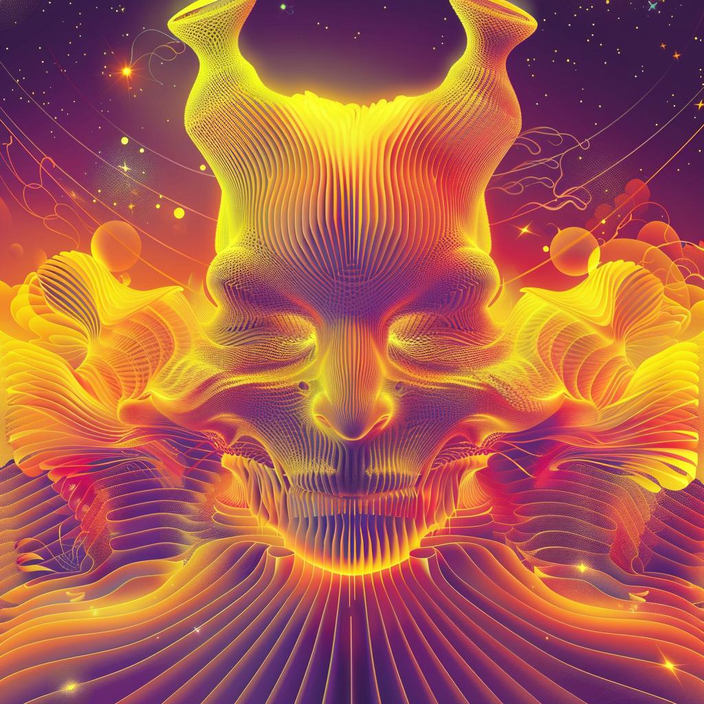psychedelic  art  poster  skull  stars  naturalistic  dark  spiritual  design  abstract 945679