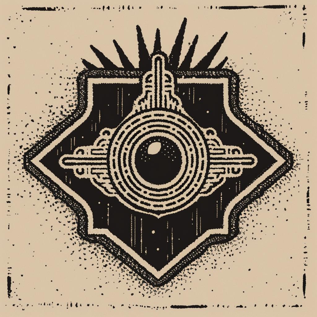 provocative  badge  design  McFarlane  eye  Horus  emblem  spiritual  dark  occult 932241