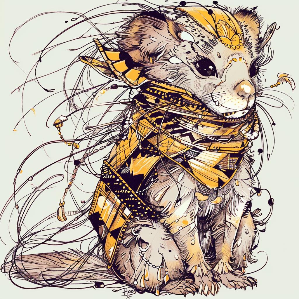 mythical  creature  rodents  drawing  fantastical  hybrid  unique  world  exploration  style 952669