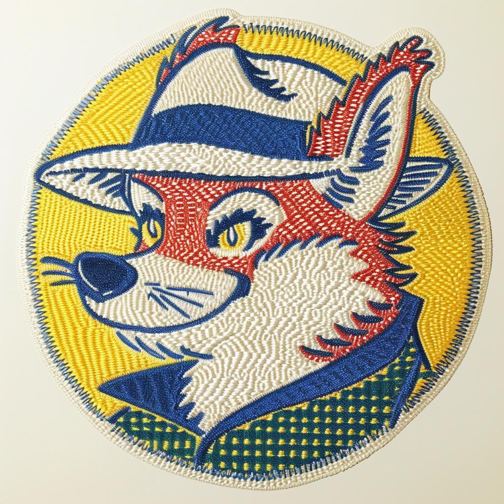 patch  streetwear  chenille  animal  hat  culture  simple  minimal  white  fox 955271