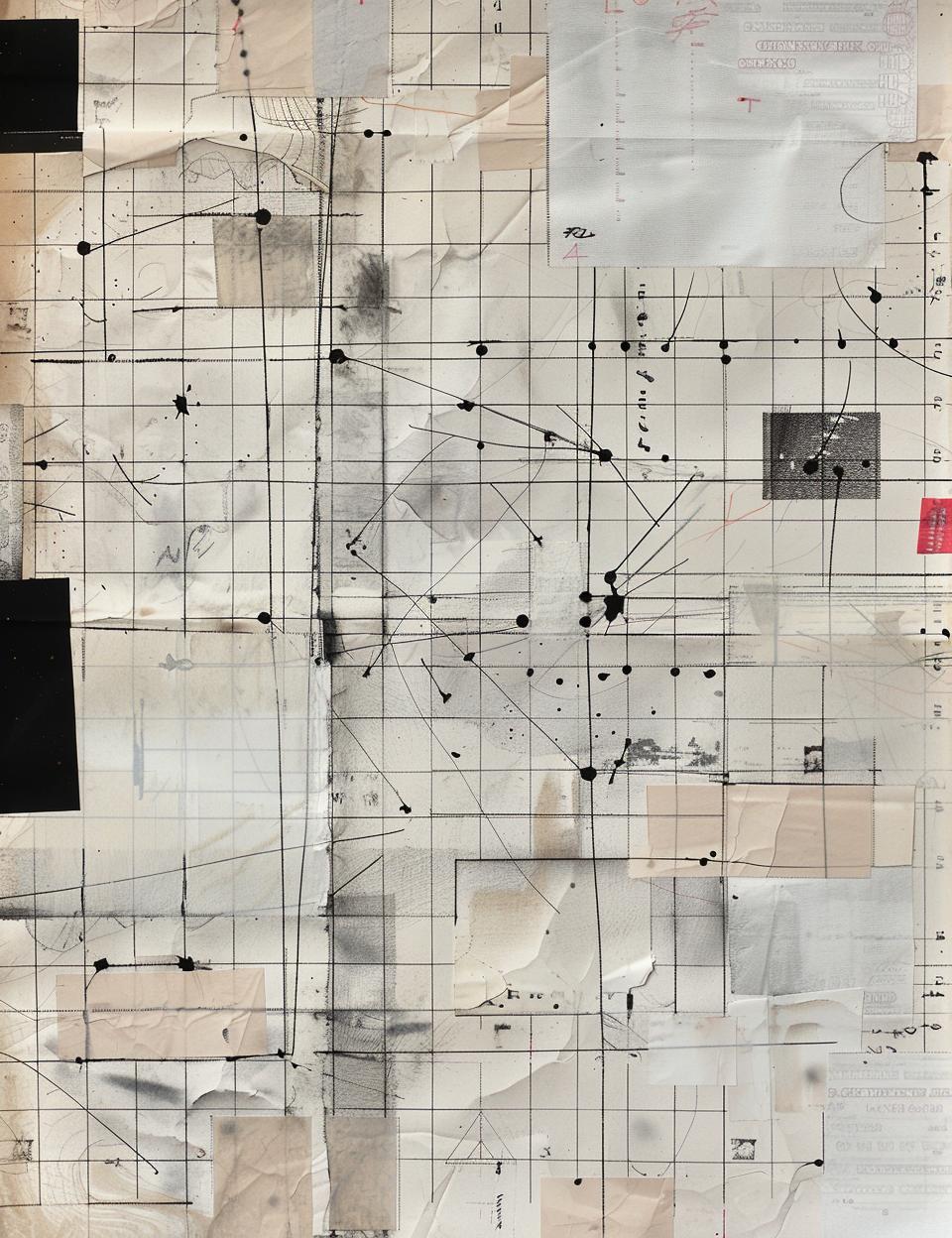 رسم خطوط مربعات بالأبيض والأسود، رسم تجريدي، تصميم، نسيج، رسم تخطيطي 962049