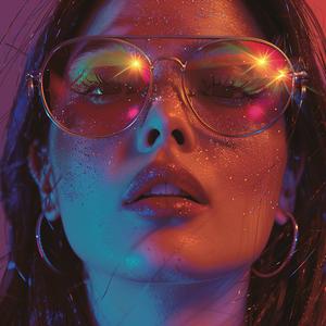 album  cover  music  chill  woman  sunglasses  glitter  stylish  abstract  portrait 1039479