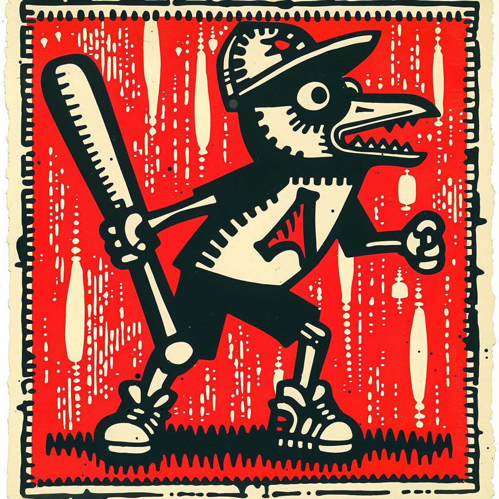 cardinal  bird  streetwise  aggressive  baseball  cap  culture  minimal  urban  cartoon 957052