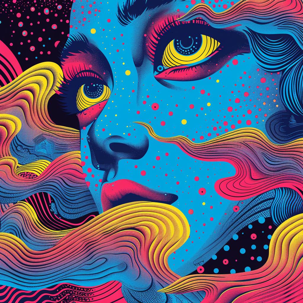 retro  japanese  pulp  psychedelic  glitch  tecno  rave  art  colorful  abstract 970765