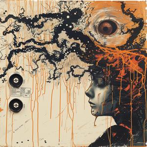 painting  woman  head  eye  portrait  color  expression  artwork  symbolism  style 1065967