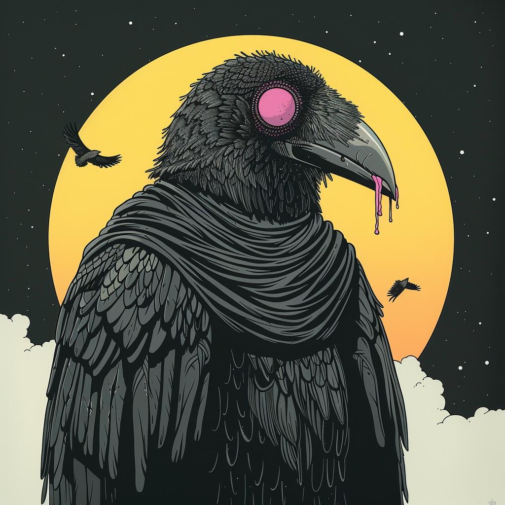 naturalistic  spiritual  darkarts  occult  terror  raven  illustration  Travis  Charest  gothic 924565