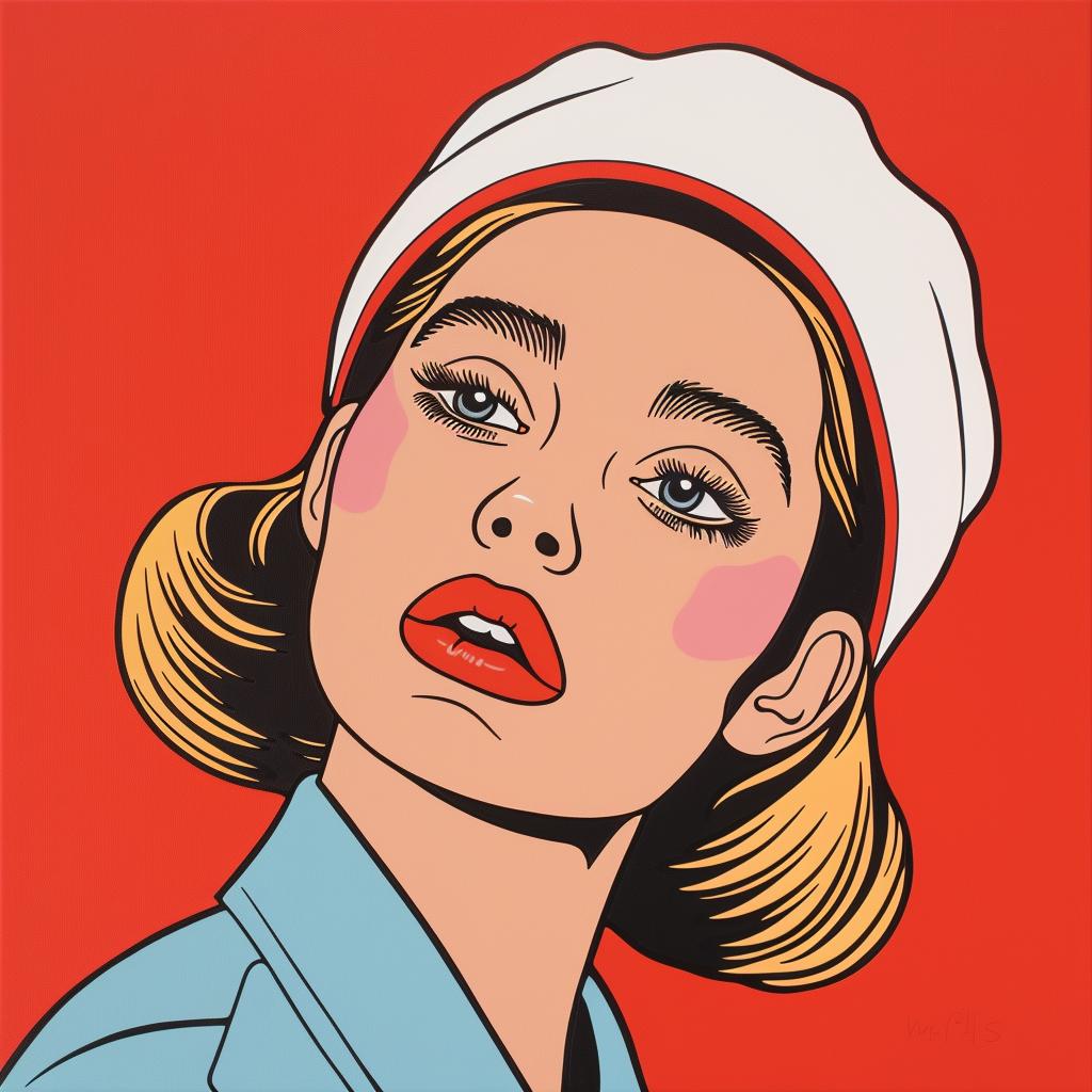 nurse  pop  art  painting  medical  vibrant  female  portrait  colorful  expression 1023353