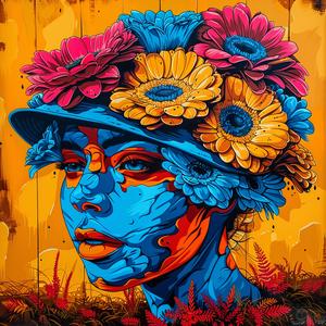 surreal  nature  flowers  woman  vibrant  whimsical  dreamlike  fantasy  beksinski  magritte 1036704