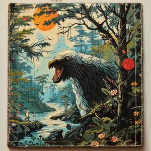 bear  forest  painting  chromolithography  cover  illustration  nature  art  color  scenery 1057978