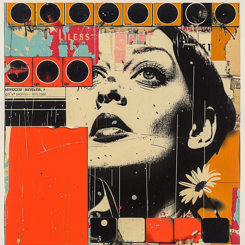 portrait  woman  abstract  expressionism  collage  colorful  face  artistic  layered  modern 942622
