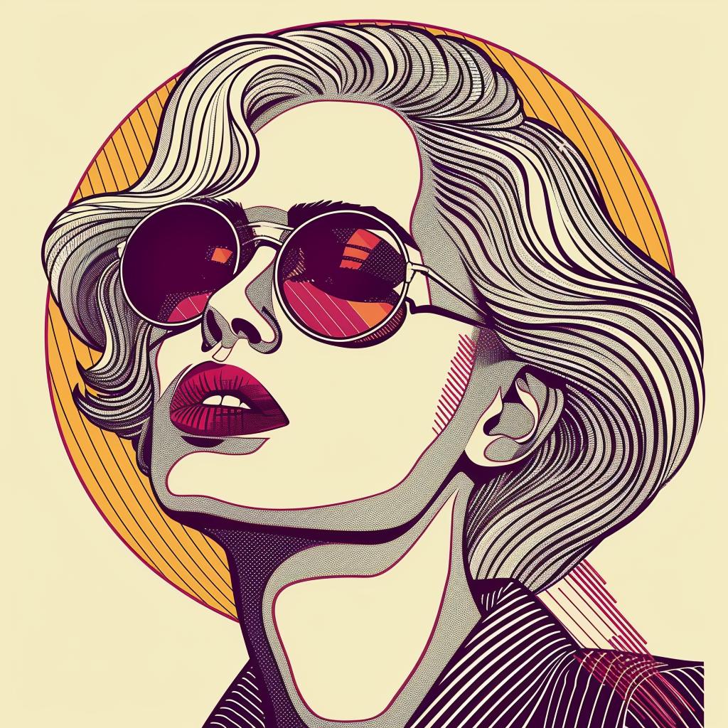 pop  art  woman  sunglasses  hat  blonde  portrait  colorful  white  style 936978