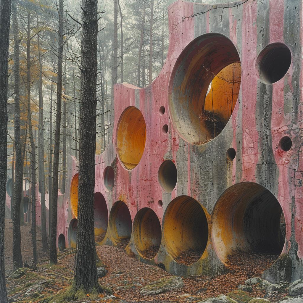 photo  surreal  pink  forest  architecture  lighting  natural  colony  style  art 1029197