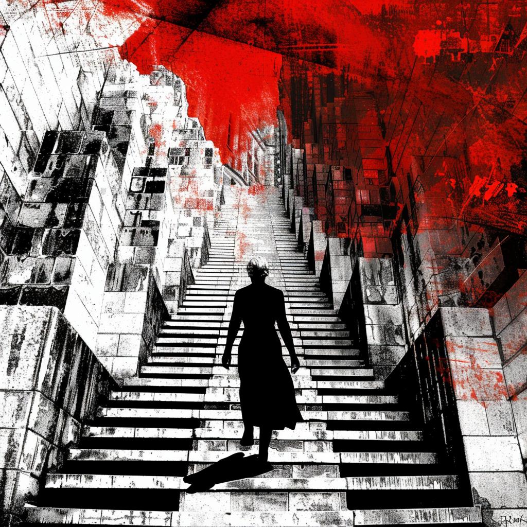 كولاج درج الكابيتول، لقطات مُكتشفة، عبثية نصفية الألوان، تناظرية، مزخرفة، وسائط مختلطة، إيشر 1020925