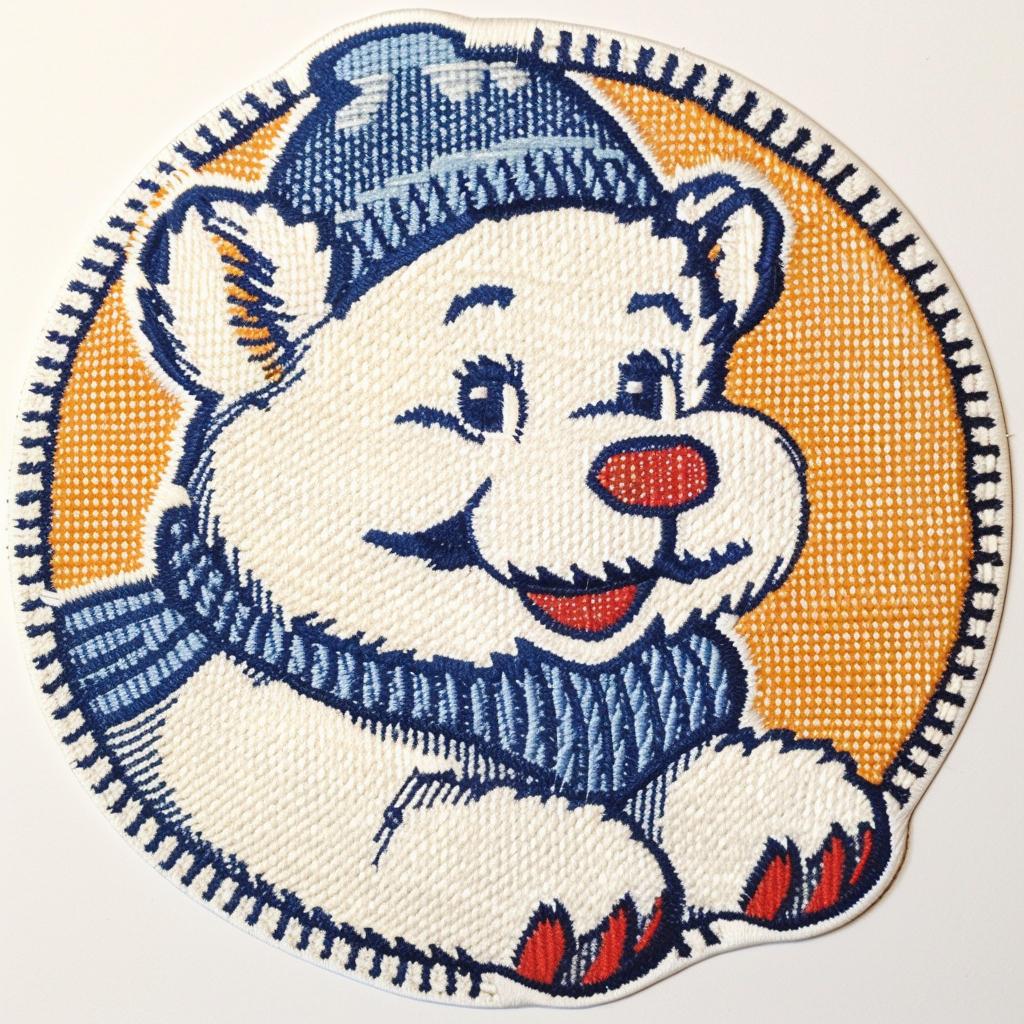 patch  stitch  bear  hat  scarf  streetwear  minimal  chenille  culture  design 959634