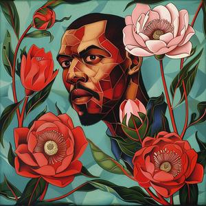 chromolithography  painting  man  flowers  art  nature  colorful  composition  surreal  whimsical 1049961