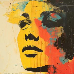 woman  painting  colorful  background  surreal  creative  art  design  abstract  figure 1062688