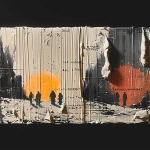 painting  people  sunset  color  silhouette  landscape  mood  atmosphere  scene  nature 1066273
