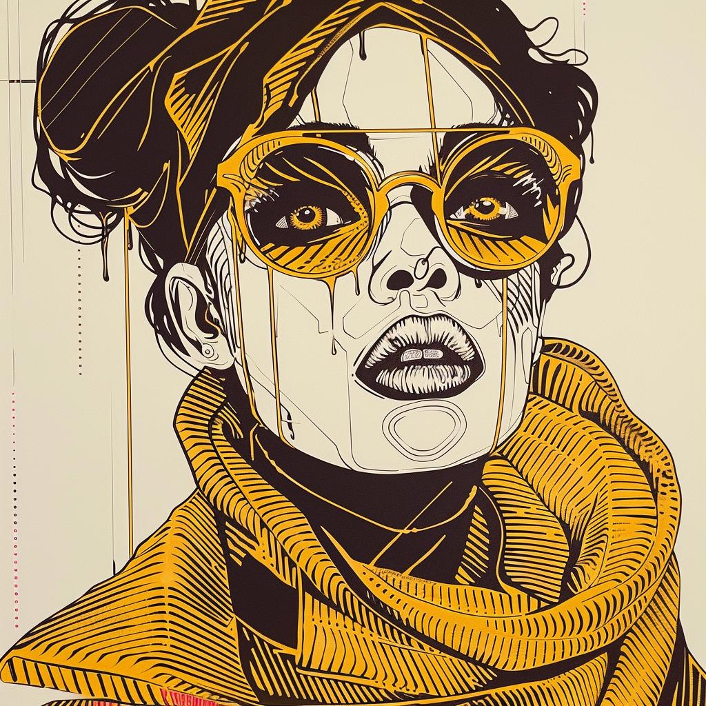 popart  poster  woman  sunglasses  scarf  TroyBrooks  AfricanAmerican  foureyes  eyemakeup  fashion 939290