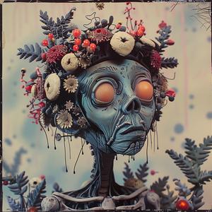 skeleton  flowers  head  illustration  colorful  artwork  design  dayofthedead  nature  abstract 1061025