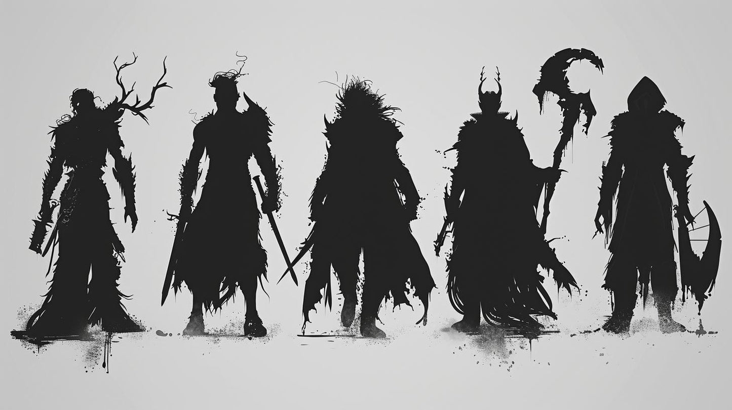 silhouettes  crime  lords  fantasy  intimidating  epic  dark  underworld  DND  style 953868