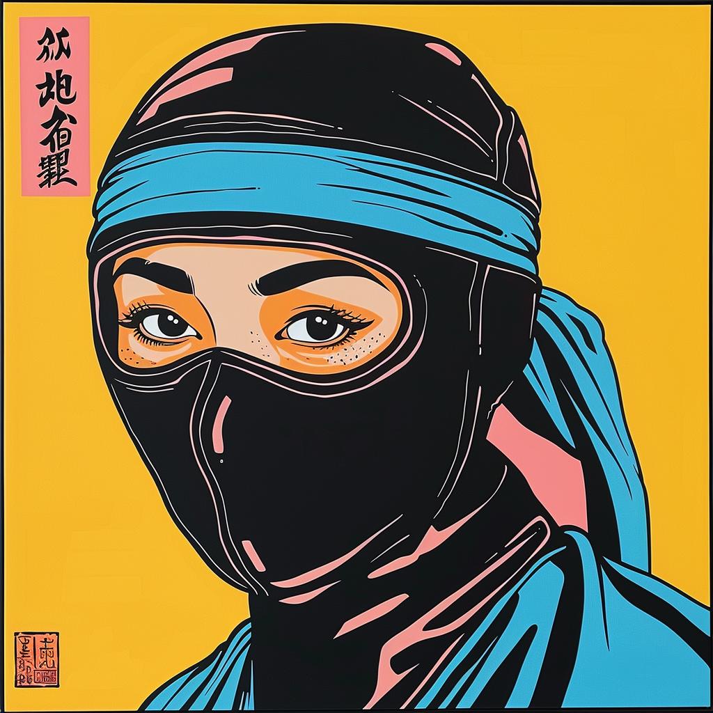 ninja  woman  mask  poster  art  stealth  Japanese  culture  combat  mystique 973870