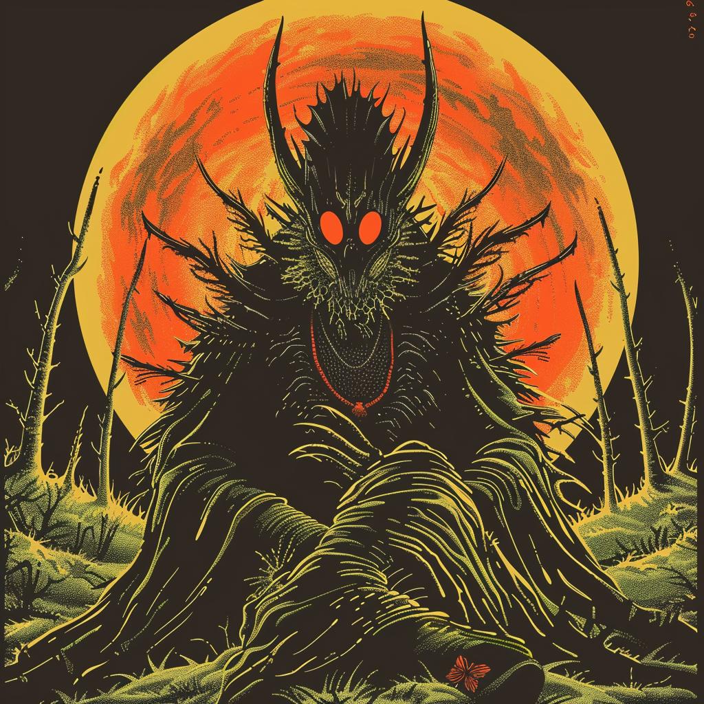 provocative  art  forest  moon  dark  occult  spiritual  introspective  naturalistic  Todd 936069