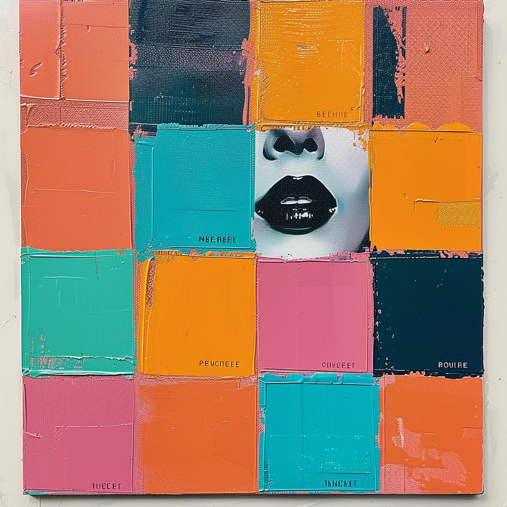 figurative  woman  face  colorful  artistic  paint  portrait  emotive  stylized  modern 963689