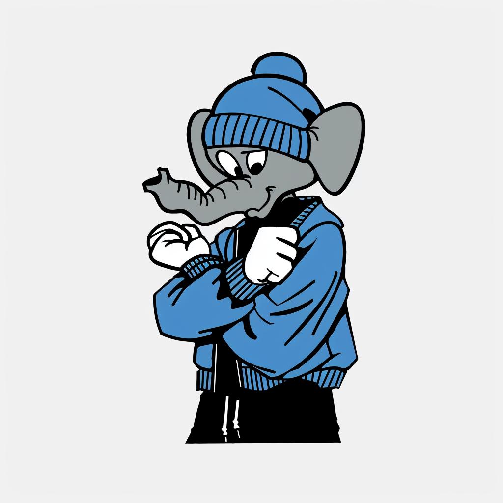 elephant  anthropomorphic  aggressive  street  culture  knit  cap  minimal  urban  fashion 958811