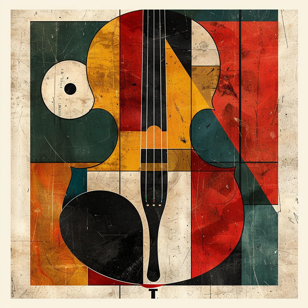 violin  painting  colorful  background  art  musical  abstract  design  modern  composition 919995