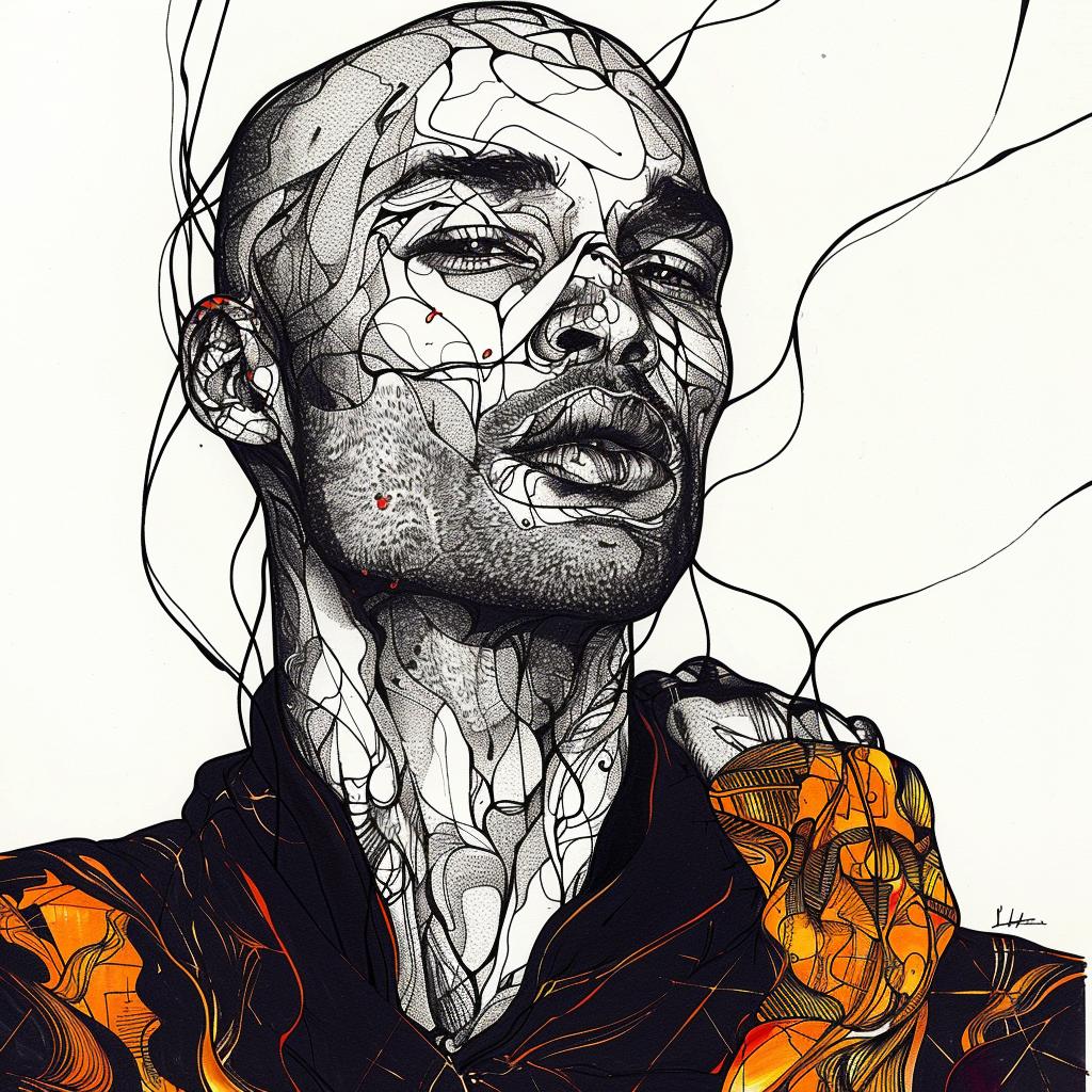 drawing  man  wires  fire  abstract  digital  dynamic  bold  conceptual  visual 937909