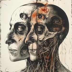 رسم الناس دماء بشعة رسومية مظلمة فنية مزعجة مجردة عاطفية 1047872