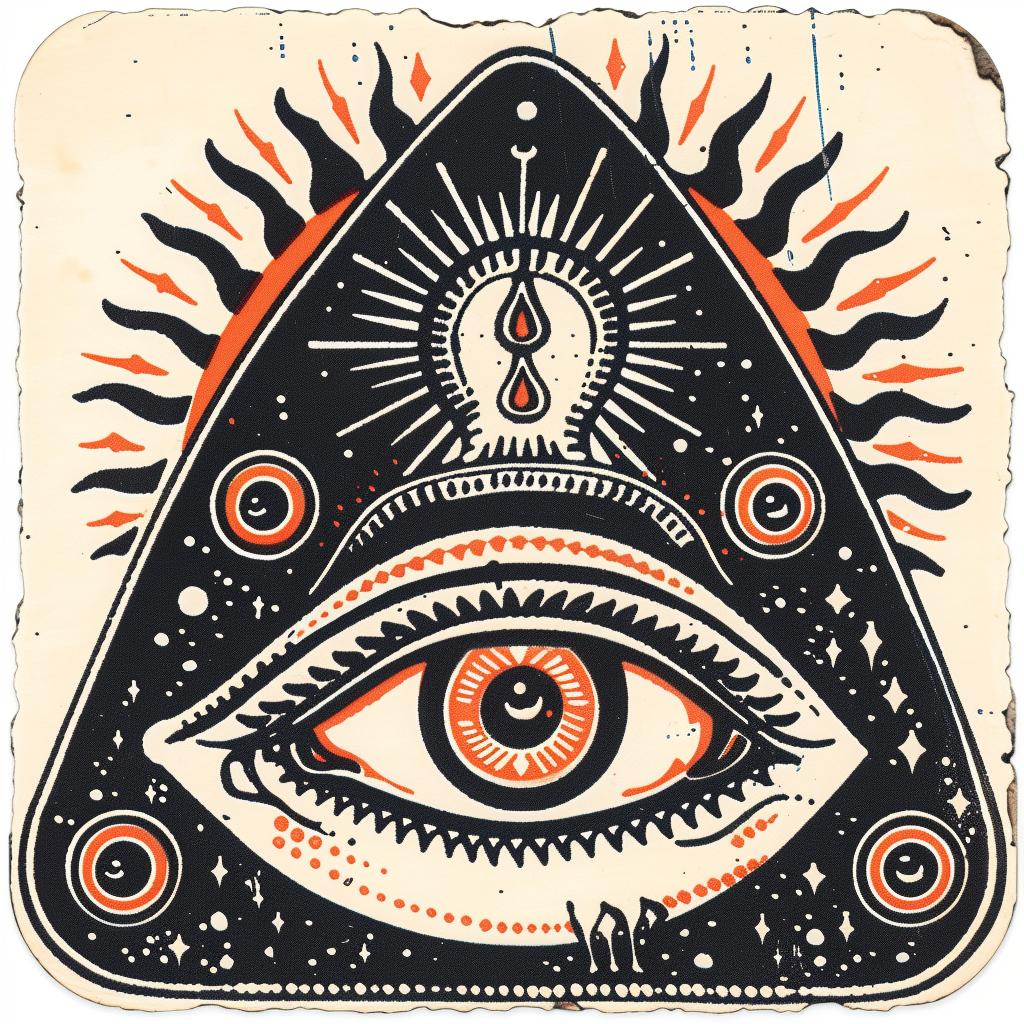 provocative  introspective  spiritual  occult  dark  naturalistic  eye  triangle  sun  fire 932248