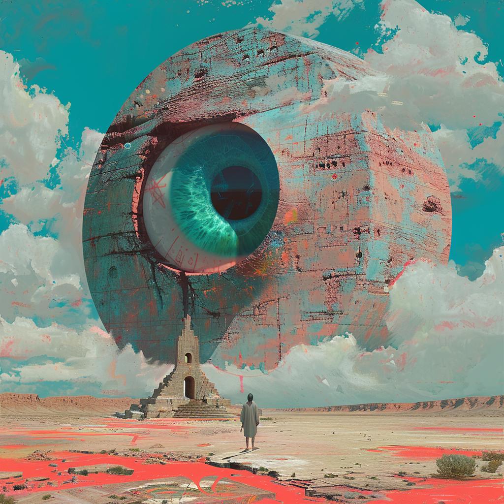 surreal  album  cover  spiritual  technicolor  introspective  occult  naturalistic  terror  desert 974009