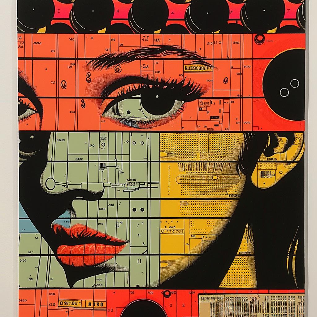 poster  woman  face  collage  graphic  military  design  abstract  art  elements 968132