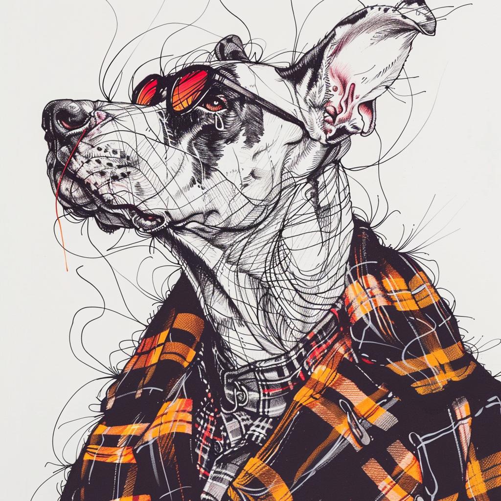 dog  greatdane  cool  sunglasses  plaid  shirt  casual  attitude  playful  portrait 953463
