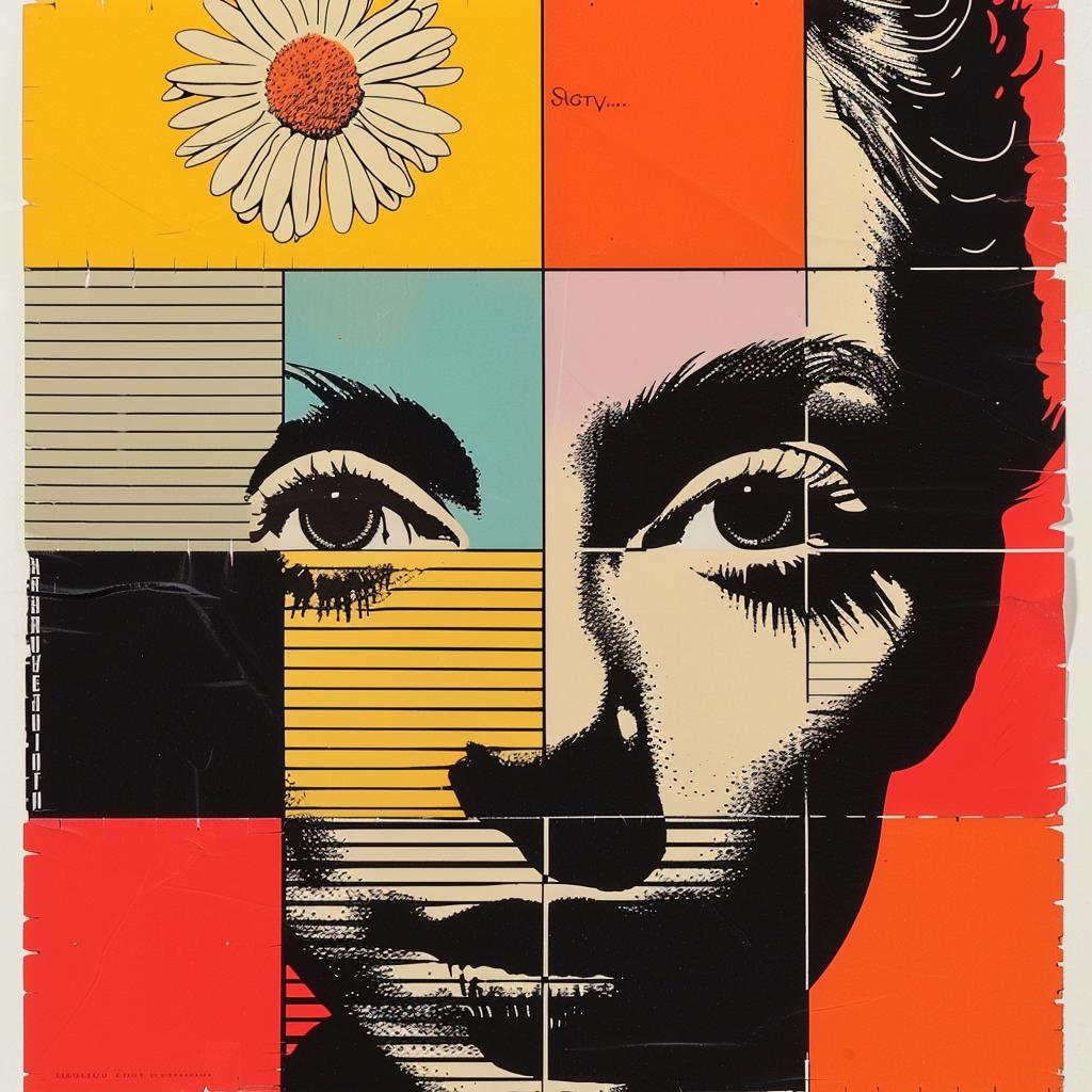 poster  woman  face  flower  abstract  graphic  design  impressionism  colorful  stylized 968843