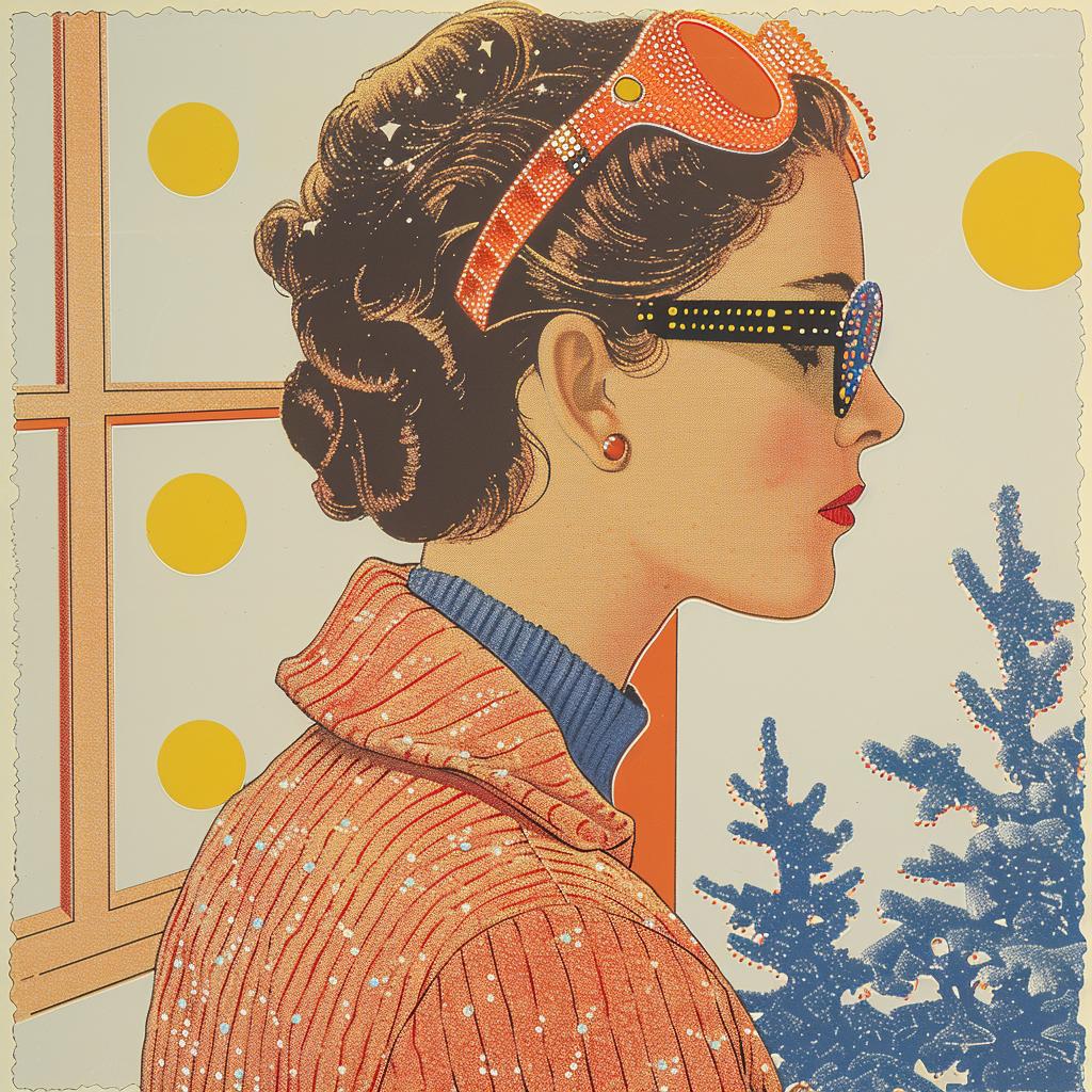 painting  surreal  woman  sunglasses  glow  volumetric  natural  stylized  fashion  bold 963063