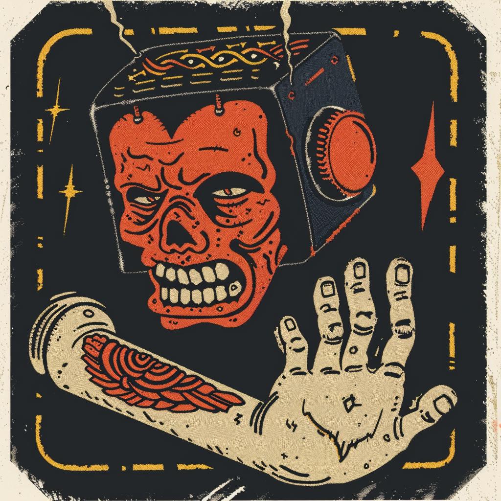 introspective  naturalistic  spiritual  terror  occult  skull  hand  dark  art  illustration 931681