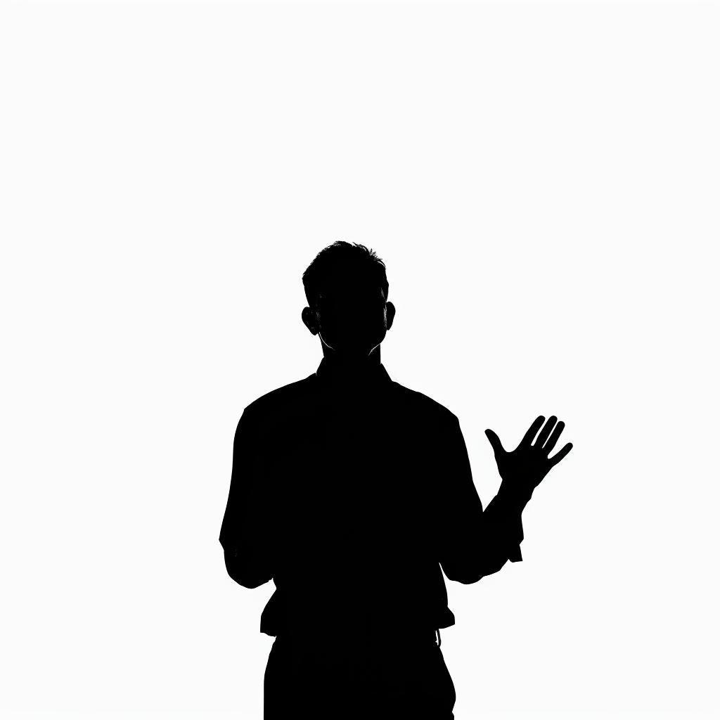 silhouette  ASL  man  black  white  illustration  talking  gesture  communication  solid 954134