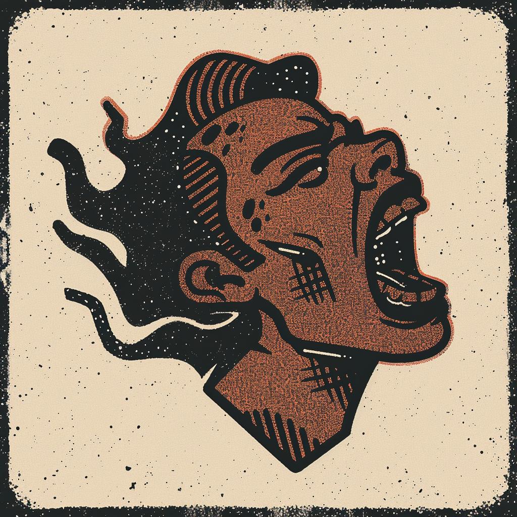 man  scream  introspective  darkart  occult  illustration  whimsical  surreal  emotional  dynamic 931812